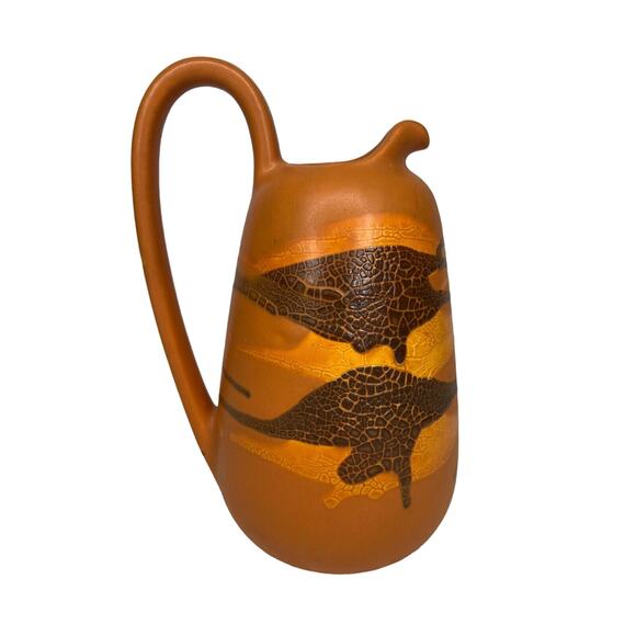 Vintage 70s Royal Haeger Lava Glaze Pottery Pitcher Jug Late Mid Century MCM USA - Picture 12 of 15